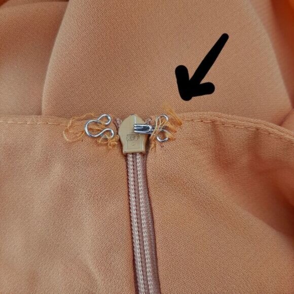 YA / Los Angeles Plisse Flowy Midi Skirt Yellow Sz S Flawed - Picture 12 of 13